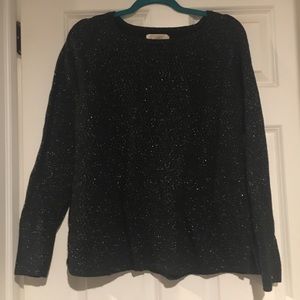 Xl silver and black sweater